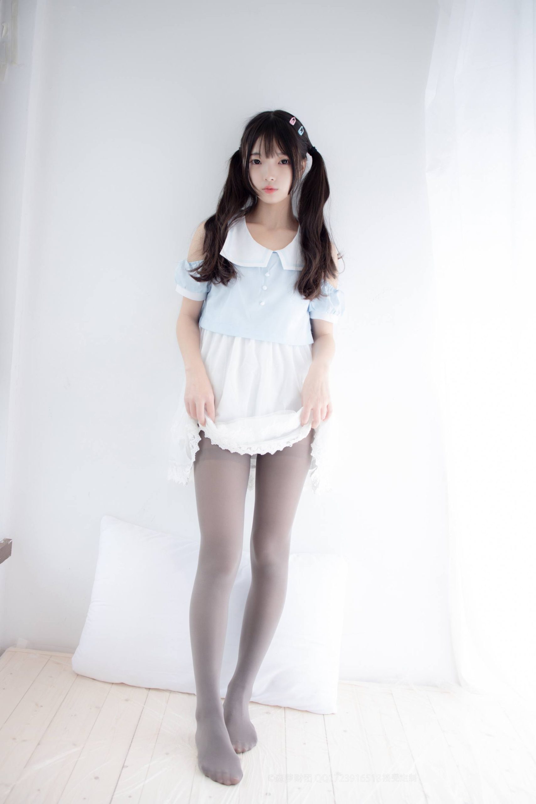 图片[4]-超级甜美的灰丝小姑娘【86P】20005-佳丽图库