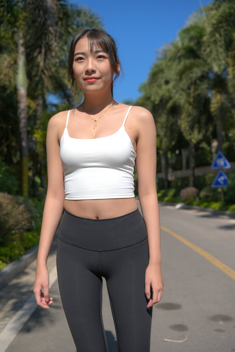 黑色瑜伽裤女孩 J0904 474P11V-15.7GB-佳丽图库
