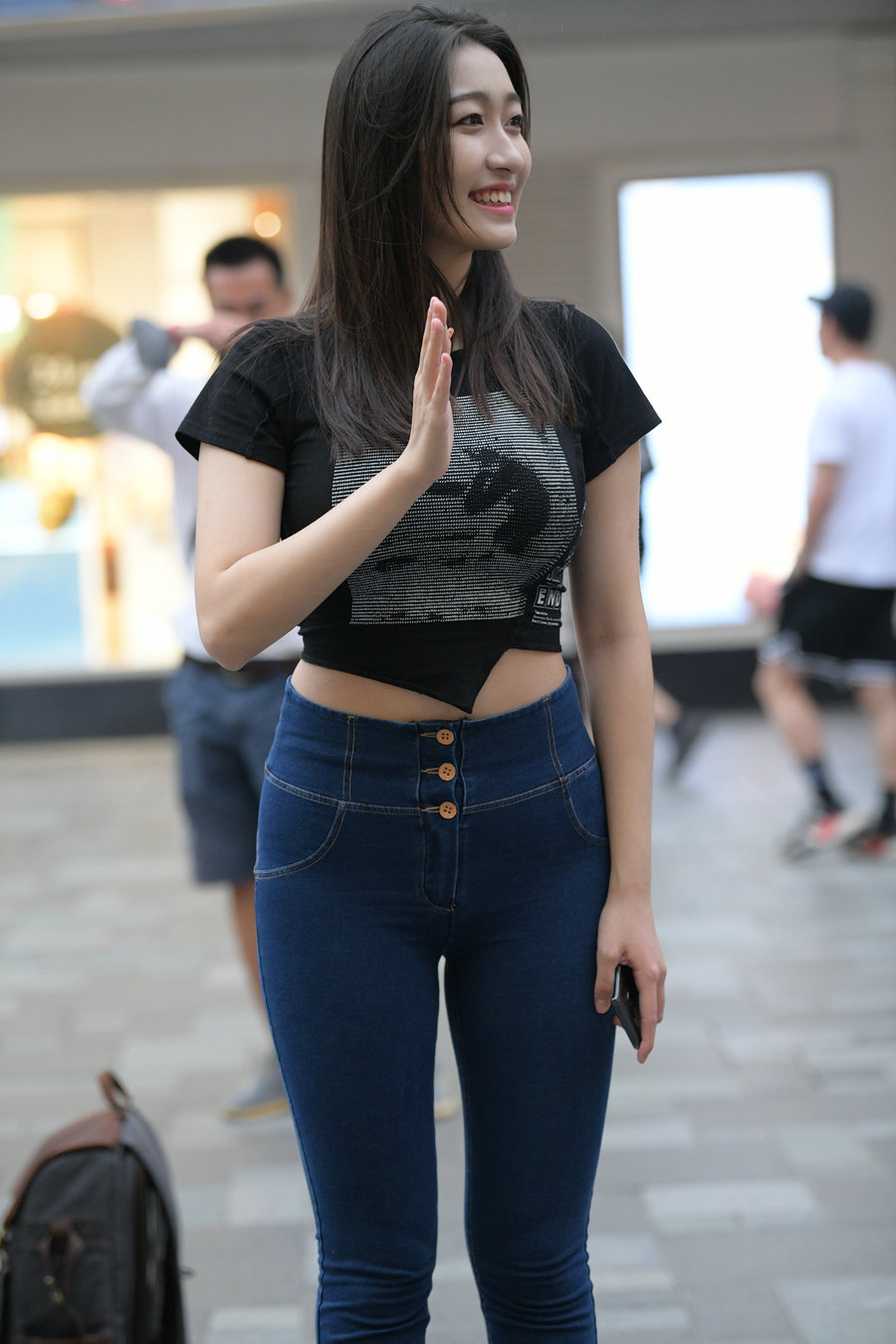 紧身牛仔裤女人J2784 240P-6.66GB-佳丽图库