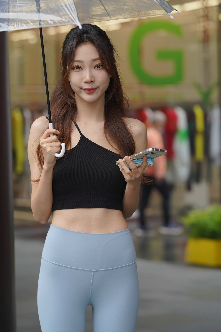 大眼睛瑜伽裤女孩J2903 988P8V-37.6GB-佳丽图库