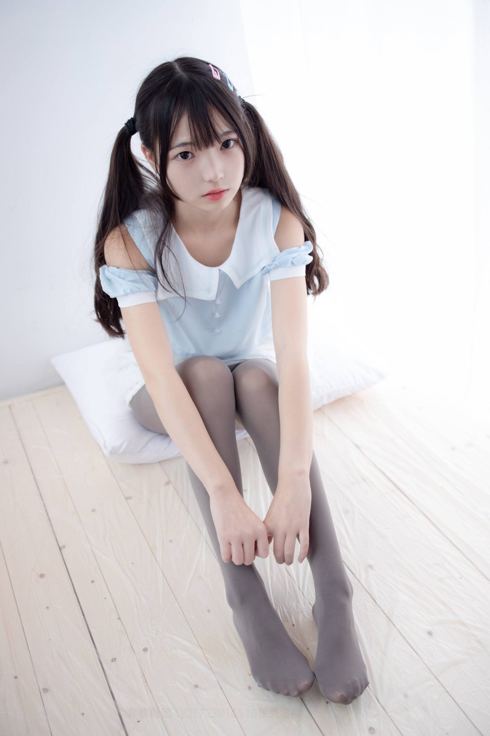 图片[3]-超级甜美的灰丝小姑娘【86P】20005-佳丽图库