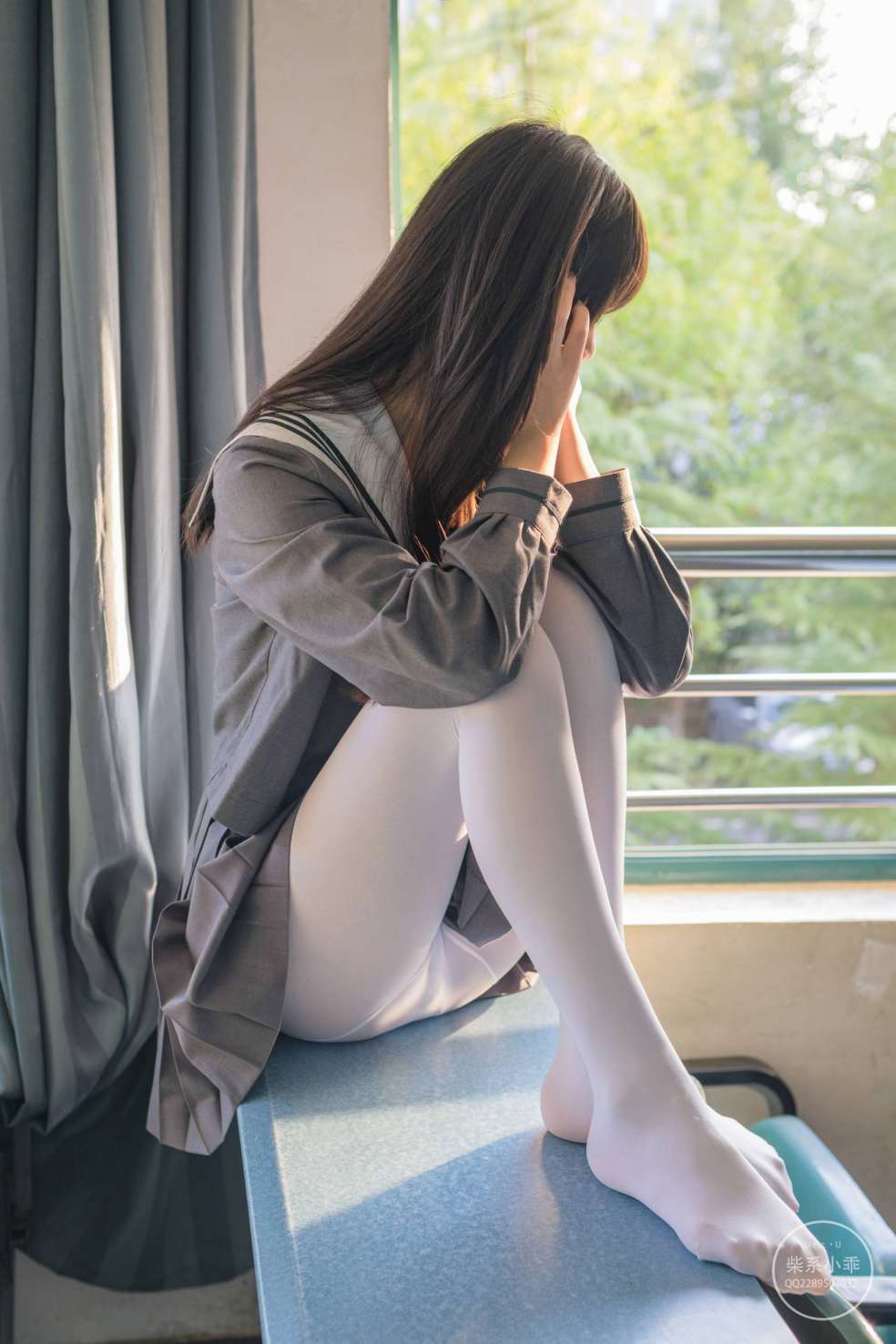 图片[4]-白丝清纯少女真的太可爱了【60P】20001-佳丽图库