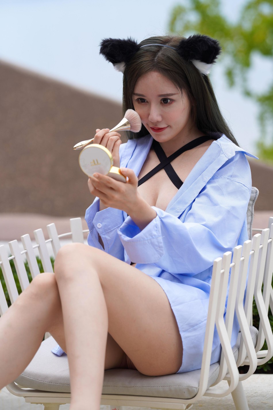 图片[5]-可爱的猫耳朵比基尼美少女【394P】00043-佳丽图库