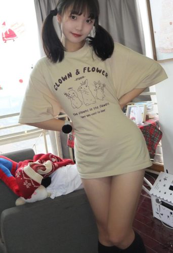 图片[10]-网格丝袜的清纯双马尾小姑娘-佳丽图库