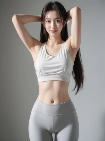 图片[3]-AI瑜伽裤清纯妹子系列图-佳丽图库